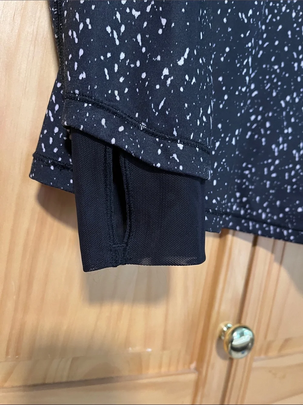 lululemon athletica Black Speckled Half-Zip Tunic with Light Zip